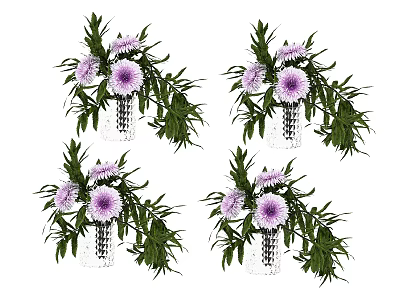 furnishings plant vase 3d model furnishings plant vase 3d model