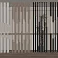 Metal Partition Hollow Partition Screen Partition Grille 3d model