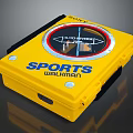Sony Sports Walkman Yellow Portable Audio Device With Playback Controls And Classic Design
