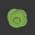 Elegant Golden Spiral Decorative Clothing Brooch Featuring Intricate Ornate Patterns