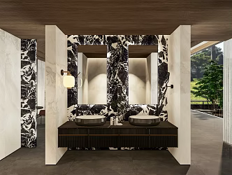 Modern Suite Hotel Suite 3d model