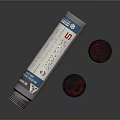 Medical Sample Collection Tube With Red Fluid Label And Sterile Cap For Laboratory Use