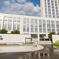 Modern Industrial Factory Building Exterior With Large Glass Windows And Clean Architectural Lines