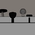 Modern Table Lamp Table Lamp Combination 3d model