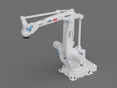 ABB Intelligent Industrial Robotic Arm With Precision Control For Automated Manufacturing 3d model
