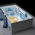 China Youth Academy 5 Plus 6 Science Exhibition Booth With Interactive Displays 3d model