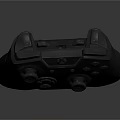 Ergonomic Black Wireless Game Controller For Gaming With Dual Joysticks And Buttons