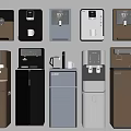 Modern water dispenser water dispenser direct drinking machine combination 3d model