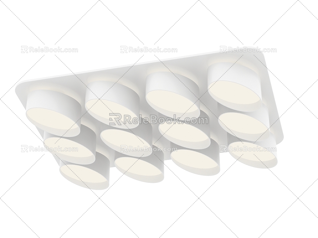 modern ceiling lamp 3d model