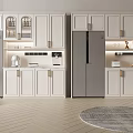 Elegant Modern Wine Cabinet With Glass Doors Metal Handles And Storage Shelves