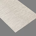 Light Beige Square Carpet With Woven Texture And Soft Surface For Living Room