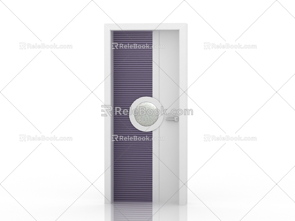 Modern Gate Room Door 3d model