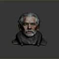 Wise Old Man Old Man Ancient Old Man Ancient Wise Warlock Taoist priest wizard mage 3d model