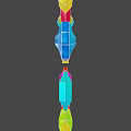 Crystal Gem Game Props 3d model