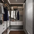 Modern Cloakroom 3d model