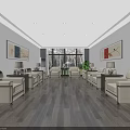 Cheerful Kids Nursery Interior With Rainbow Decoration Cartoon Paintings Wooden Floor And Colorful Play Mat