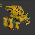 Mech tank mech insect mech spider crab machine crab mechanical crab mech crab 3d model