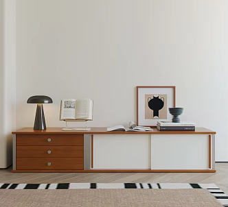 Modern medieval TV cabinet 3d model