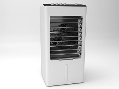 Modern air conditioning fan household small fan 3d model Modern air conditioning fan household small fan 3d model