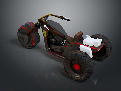 Motorcycle Two-wheeled Motorcycle Cross-country Motorcycle Road Race Motorcycle Motor Vehicle Transport 3d model