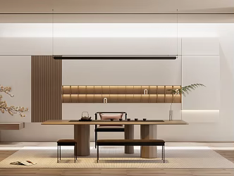 New Chinese Tea Room 3d model