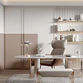 Modern study 3d model