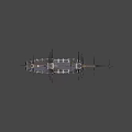 Game Movie Character Sailing Ship Model With Detailed Design And Multiple Masts