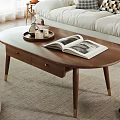 Middle Ancient Style Coffee Table 3d model