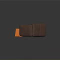Modern Living Room Interior With Brown Sofa Armchair And Orange Side Table Rug