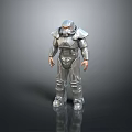 Mech Warrior Mech Soldier Machine Battlearm Mechanical Battlearm Machine Fighter Robot 3d model
