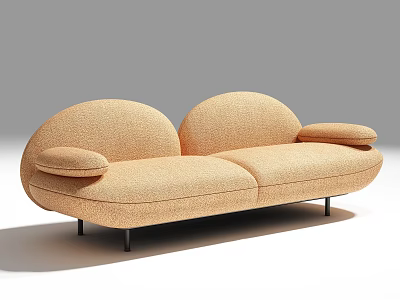 Modern fabric sofa 3d model