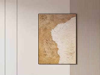Modern Simple Style Hanging Painting 3d model