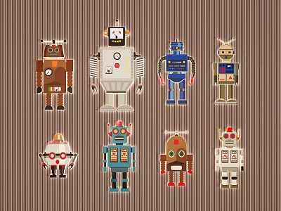 Modern Wall Decoration Robot Luminous Wall Decoration 3d model