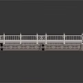 Modern Rectangular Platform Furniture With White Railing And Lattice Floor Design