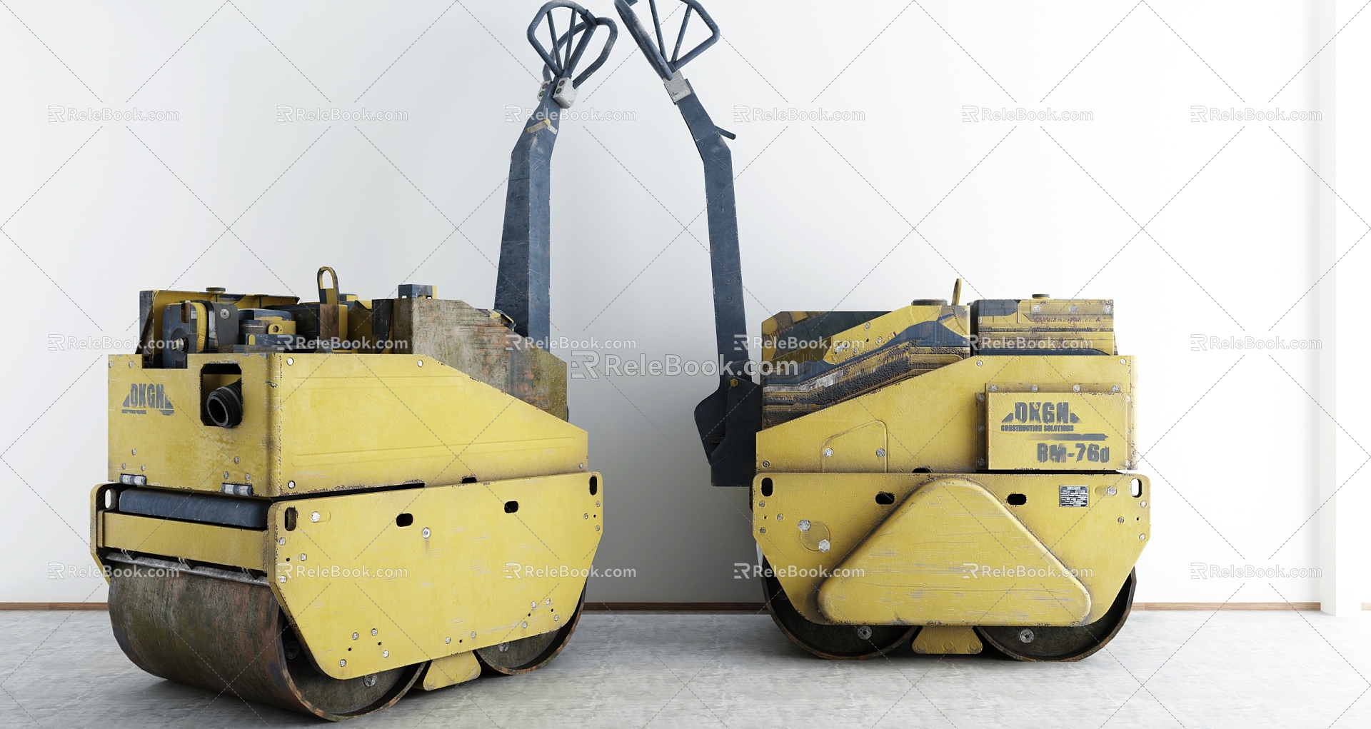 Modern power generation equipment Construction site power generation equipment 3d model