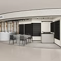 Modern store bath counter image 3d model
