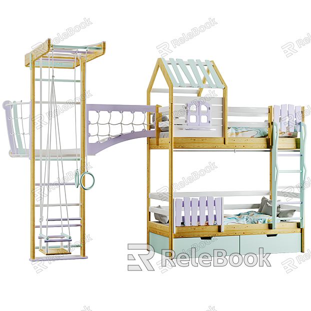 Modern Bed and Bed Children's Bed model