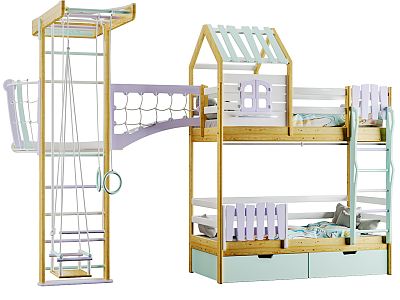 Modern Bed and Bed Children's Bed model