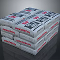 Dekoron 50kg Great Concrete Bags Neatly Stacked For Home Use