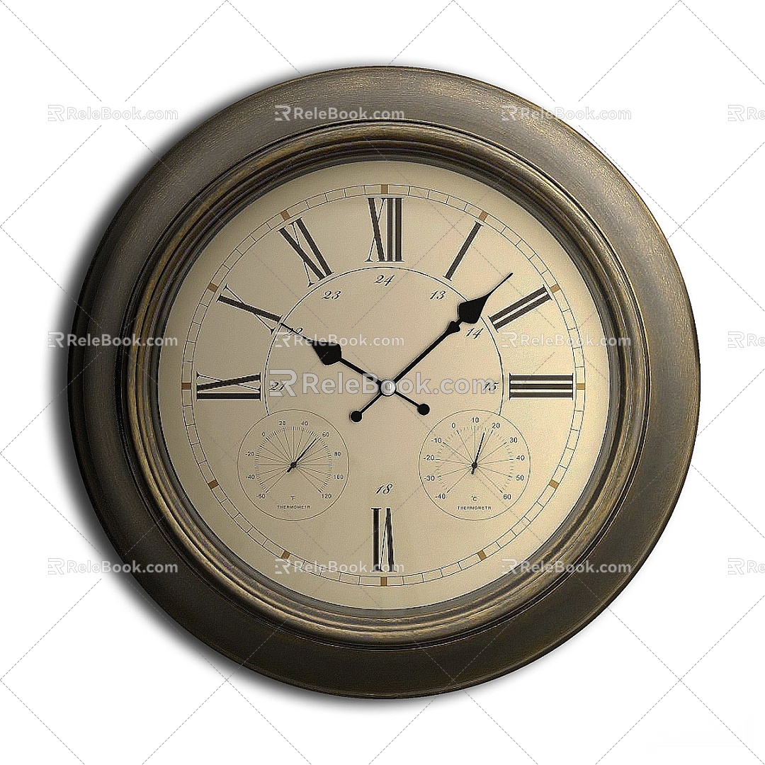 Wall clock clock 3d model