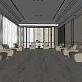 Modern Reception Room 3d model