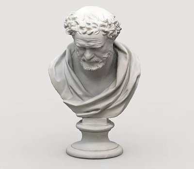 Character stone carving 3d model