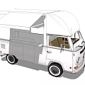 Modern Vans Kiosk Vending Kiosk Vending Kiosk Vending Kiosk Shop 3d model