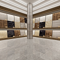 Modern Tile Store Tile Shop 3d model