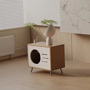 Modern bedside table 3d model
