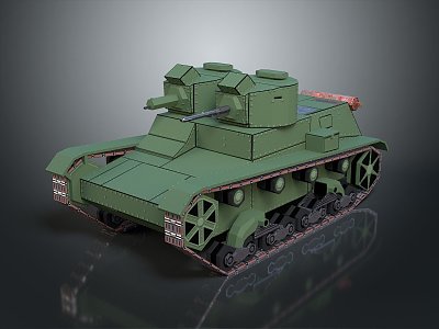 Light Tank Light Armored Modern Tank Modern Tank World War II Tank World War I Tank Heavy Tank 3d model