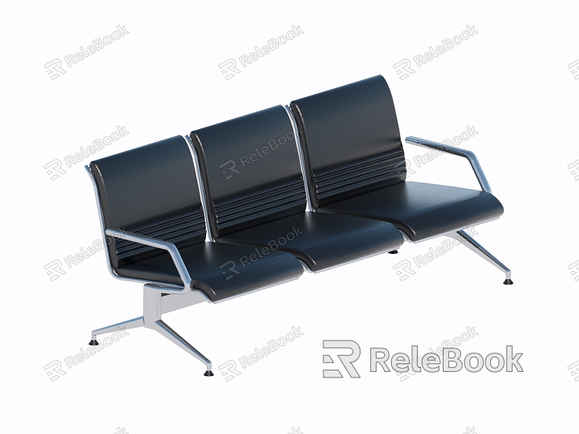 Rack Chair Three-person Rack Chair Airport Chair Waiting Chair model