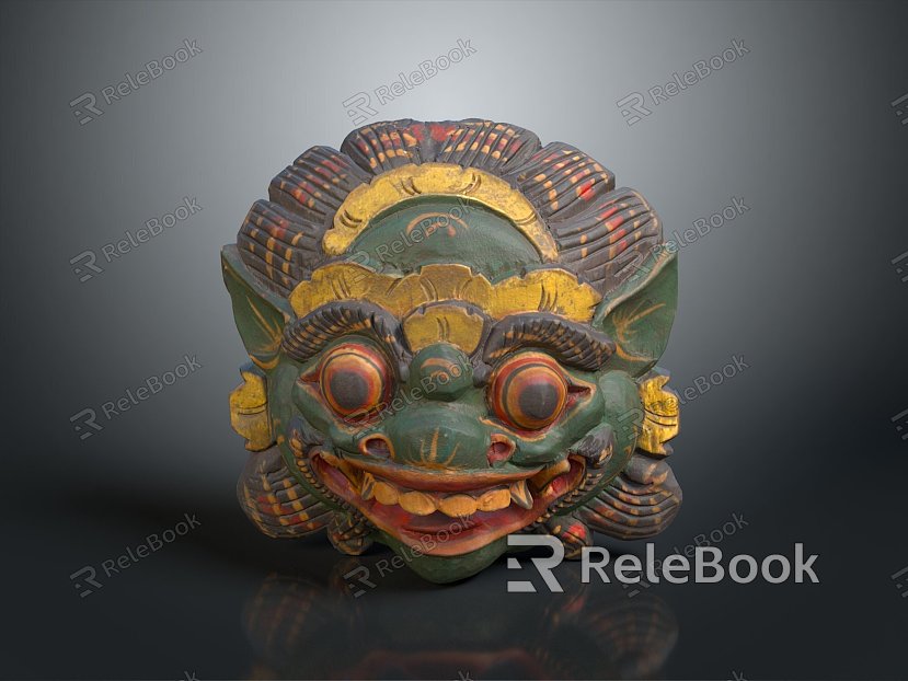 Ruins Relics Maya Ruins Maya Totem Totem Tribal Totem Ancient Ruins Ancient Cultural Relics model