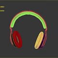 Wireless Over Ear Headphones With Black Frame And Pink Comfortable Ear Cushions