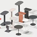 Modern side-several combination corner-several 3d model